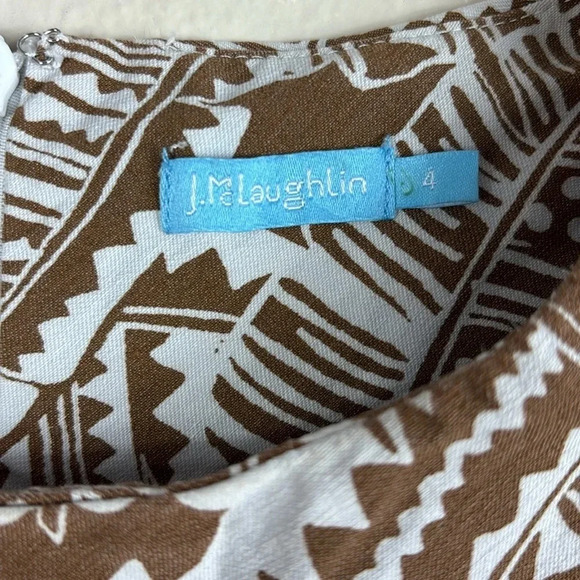 J. McLaughlin Anne Sleeveless Printed Sheath Dress size 4 - Picture 6 of 13